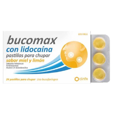 BUCOMAX MIEL LIMON LIDOCA 24 PAST CHUPAR