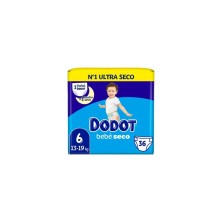 Pack Dodot Bebe Seco Value Talla 6 13-18 Kg 36 U