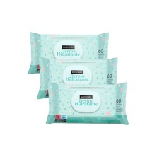 Pack Suavinex Toallitas Dermo Hidratantes 3x60 Toallitas