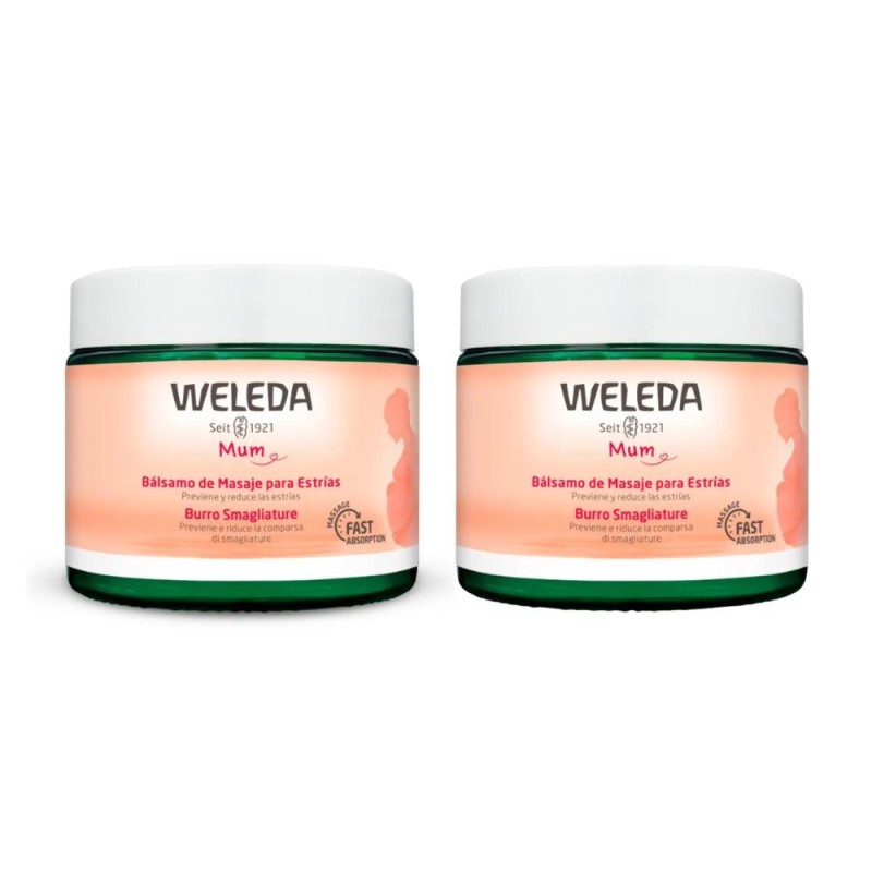 Duplo Weleda Bálsamo Masaje Para Estrias 2 Ud