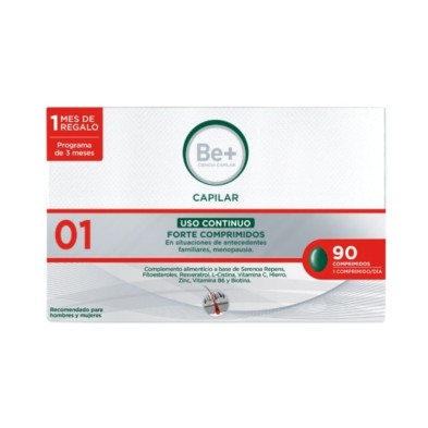 BE+ Capilar Uso Continuo Forte 90 Comprimidos