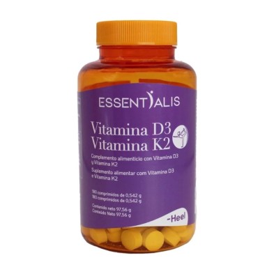 Essentialis Vitamina D3 Vitamina K2 180 Comprimidos