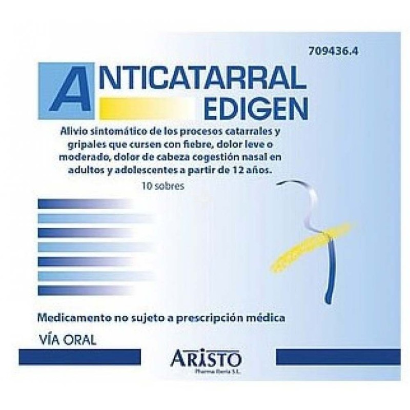 ANTICATARRAL EDIGEN 10 SOBRES