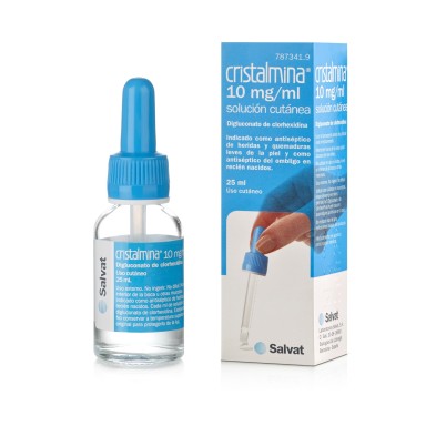 CRISTALMINA 10MG/GR SOLUCION CUTANEA 25 ML