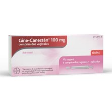 GINE CANESTEN 100 MG 6 COMPRIMOS VAGINALES