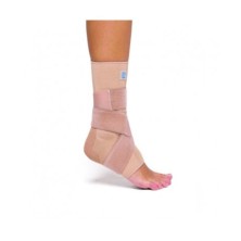 Prim Tobillera Elastica Aqtivo Skin Con Almohadillas Maleolares Silicona Y Vendaje En 8  Talla S 1 Unidad
