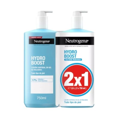 Duplo Neutrogena Hydro Boost  Loción Corporal Hidratante 2x750 ML