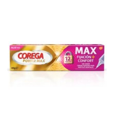 Corega Max Fijación + Confort 40 GR sin Sabor