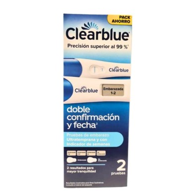 Clearblue Test De Embarazo Ultratemprana + Test De Embarazo Con Indicador De Semanas 2 Ud