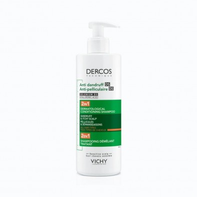 Vichy Dercos Champú Acondicionador Anticaspa 2en1 - 390ml