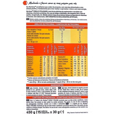 Compra Meritene Vainilla Fuerza y Vitalidad 15 Sobres - okfarma.es