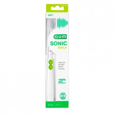 GUM Cepillo Dental a Pilas Activital Sonic Blanco