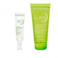 Bioderma Sébium Kerato+ 30ml + Sébium Gel Moussant Actif 200ml