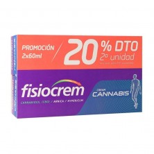 Duplo Fisiocrem Cannabix CBD Crema 2x60 ML