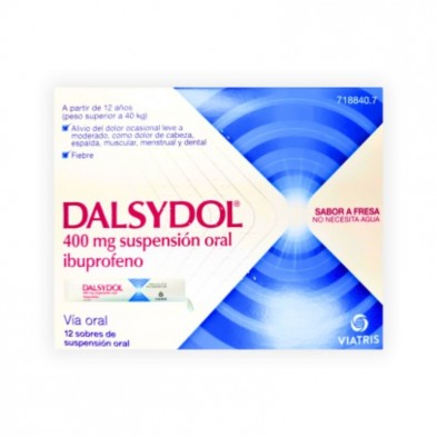 Dalsydol 400 Mg 12 Sobres Suspensión Oral 10 ML