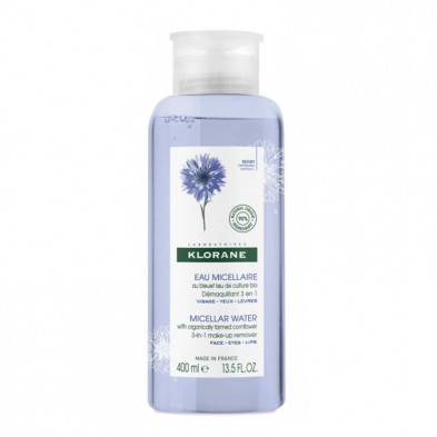 Klorane Agua Micelar Al Aciano Desmaquillante 3 En 1 400 ML