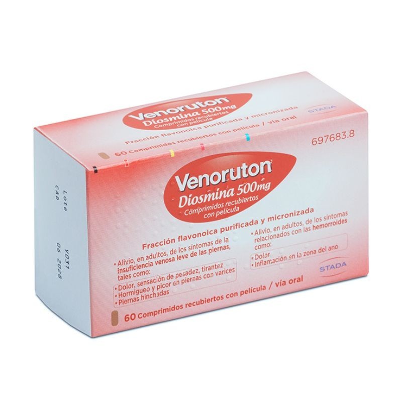 Venoruton Diosmina (Flebikern) 500 mg 60 Comprimidos