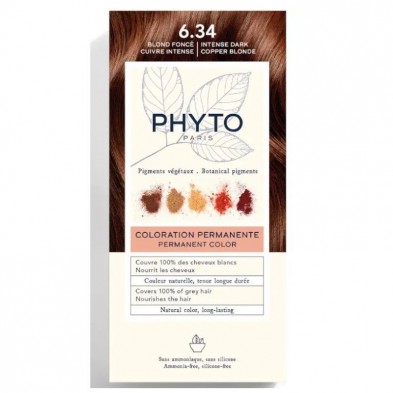 Phyto Coloración Tinte Rubio Cobrizo 6.34 1 Ud