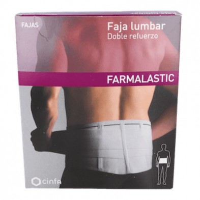 Farmalastic Faja Lumbosacra Corta Talla Pequeña/Mediana Color Gris 1 Ud