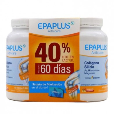 Duplo Epaplus Arthicare Mantenimiento Colágeno 2x334 g Sabor Limón