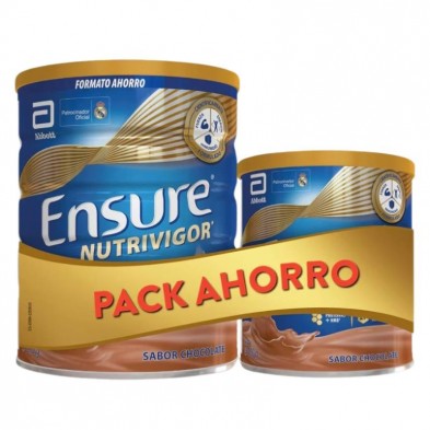 Pack Ahorro Ensure Nutrivigor Chocolate 850 + 400 GR