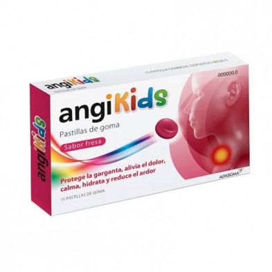 Angikids Sabor Fresa 15 Pastillas De Goma