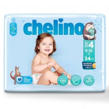Chelino Pañal Infantil T4 9-15 Kg 34 U