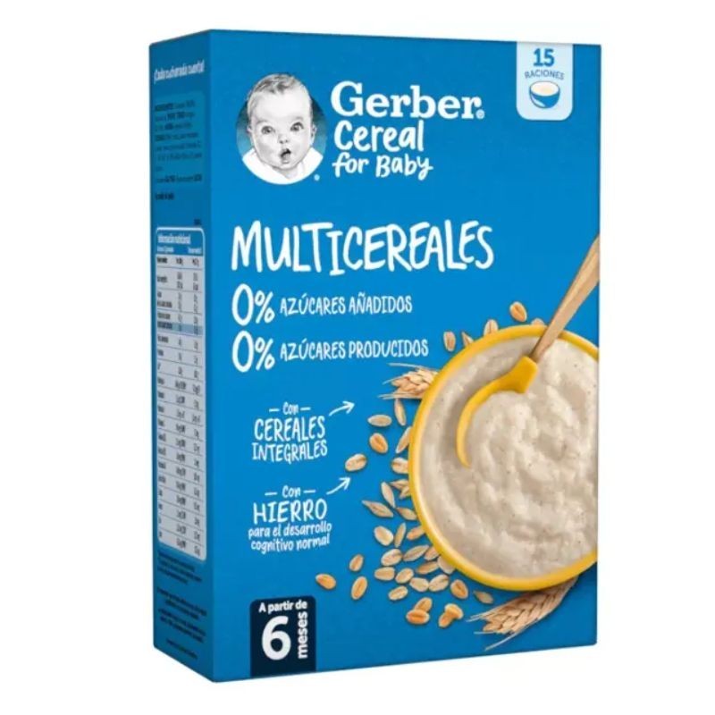 Gerber Multicereales Galleta 0% 0% Azucares 270 GR
