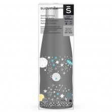 Suavinex Botella Termo De Acero Inoxidable Space Gris 500 ML
