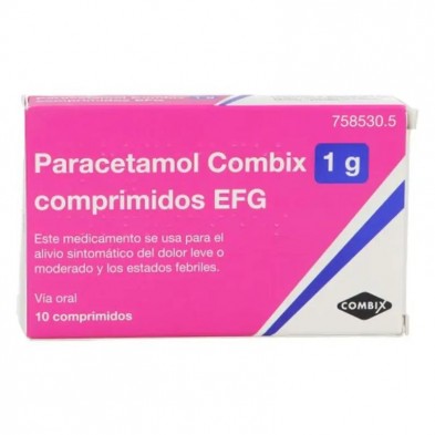 Paracetamol Combix EFG 1 G 10 Comprimidos