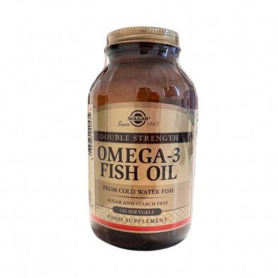 Solgar Omega 3 Fish Oil Double Strength 120 Capsulas