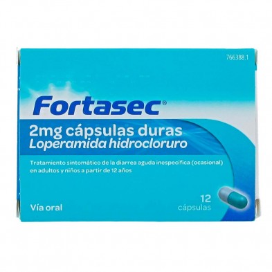 Fortasec 2 MG 12 Cápsulas | okfarma.es
