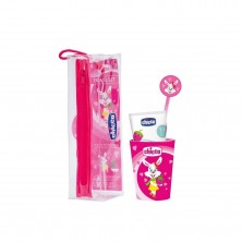 Chicco Set Cuidado Dental Rosa 1 Ud