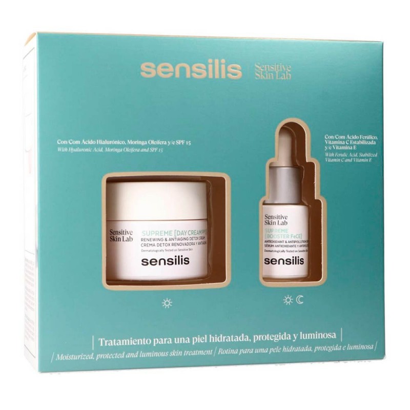Sensilis Crema Pack Supreme Día Spf15 50 Ml + Serum Booster 15 Ml 65 Ml
