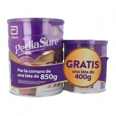 Pack Pediasure Chocolate 850 g + 400 g