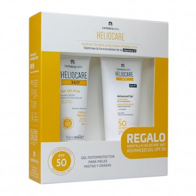 Pack Heliocare 360 Gel Oil-Free spf50 50 ml + Advanced Gel 100 ml