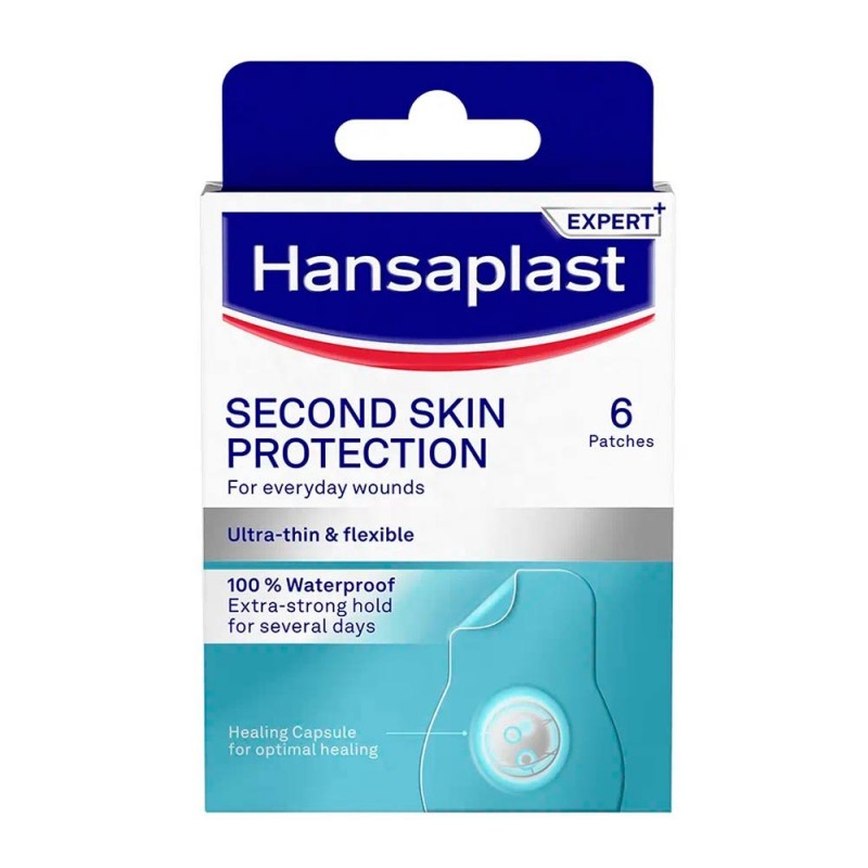 Hansaplast Second Skin Protection 6 Parches 73 mm x 36 mm