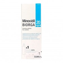 Minoxidil Biorga 20 mg/ml Solución Cutánea 60 ml