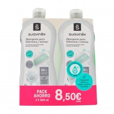 Duplo Suavinex Detergente Especifico Biberones Tetinas 2 x 500 ml