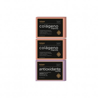 Pack Goah Clinic Piel Radiante 2 x 60 Cap Colágeno + 1 Antioxidante