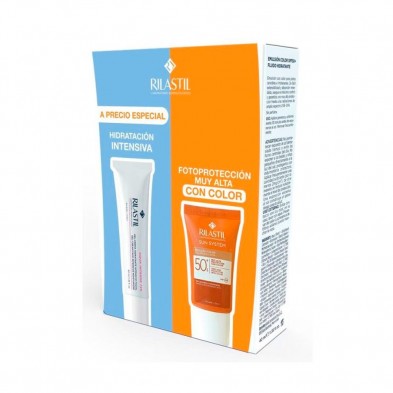 Pack Rilastil Sunsafe SPF50 Emulsión Color 40 ml + Aqua Intense 72 Hor