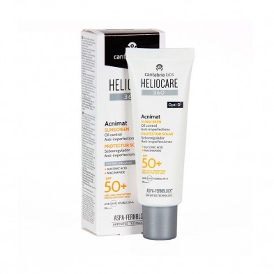 Heliocare 360º SPF 50+ Acnimat Protector Solar 50 ml