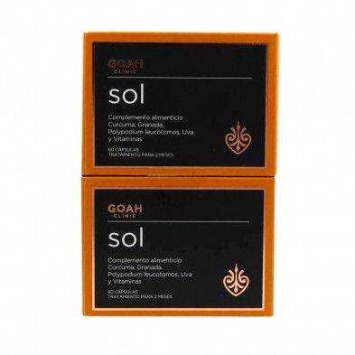 Pack Goah Clinic Sol 2 x 60 cápsulas