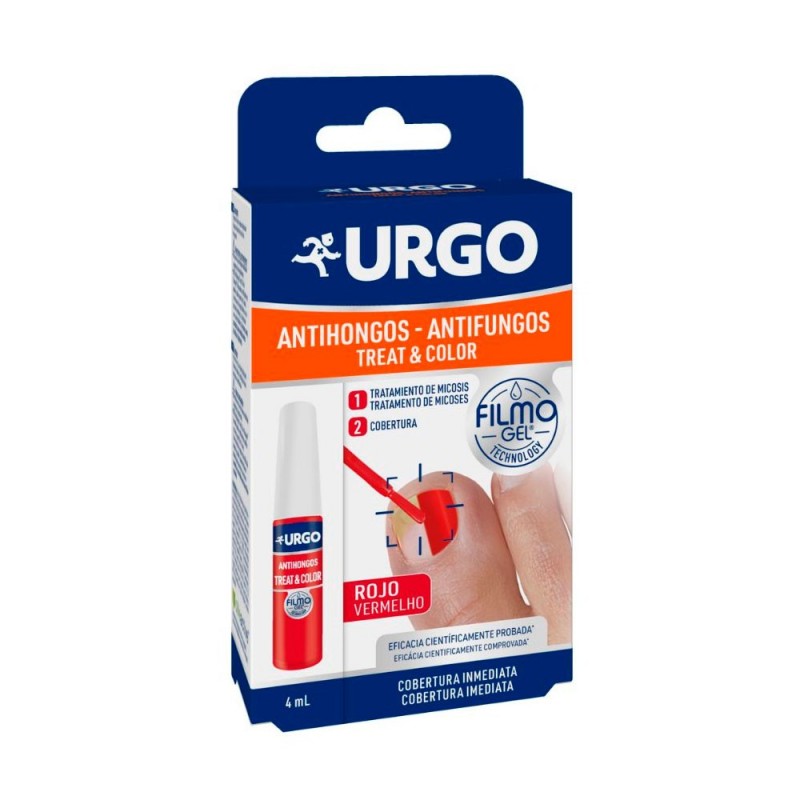 Urgo Treat & Color Antihongos Color Rojo 4 ml