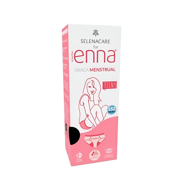 Braga Menstrual Enna Adolescente Talla 152 Color Negro 1 unidad