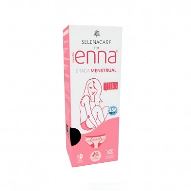 Braga Menstrual Enna Adolescente Talla 158 Color Negro 1 unidad