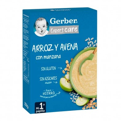 Gerber Arroz Y Avena Con Manzana 250 g