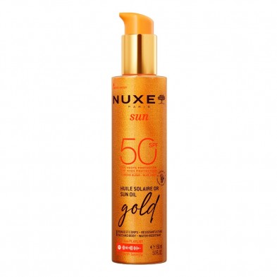 Nuxe Sun Aceite Bronceador Gold SPF 50 150 ml – Protección Solar