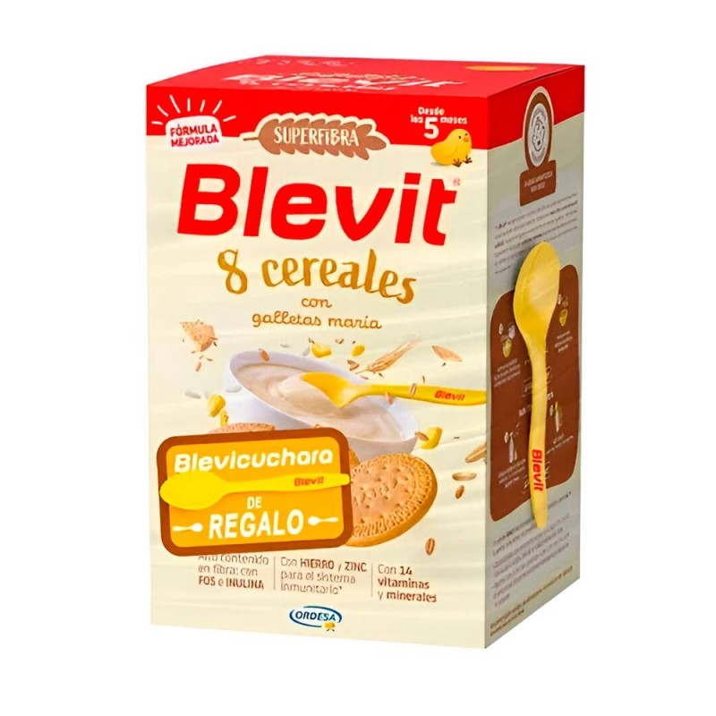 Blevit SF 8 Cereales Galleta + Cuchara 500 g