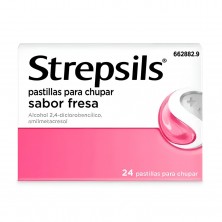 Strepsils Fresa 24 Pastillas Para Chupar - okfarma.es